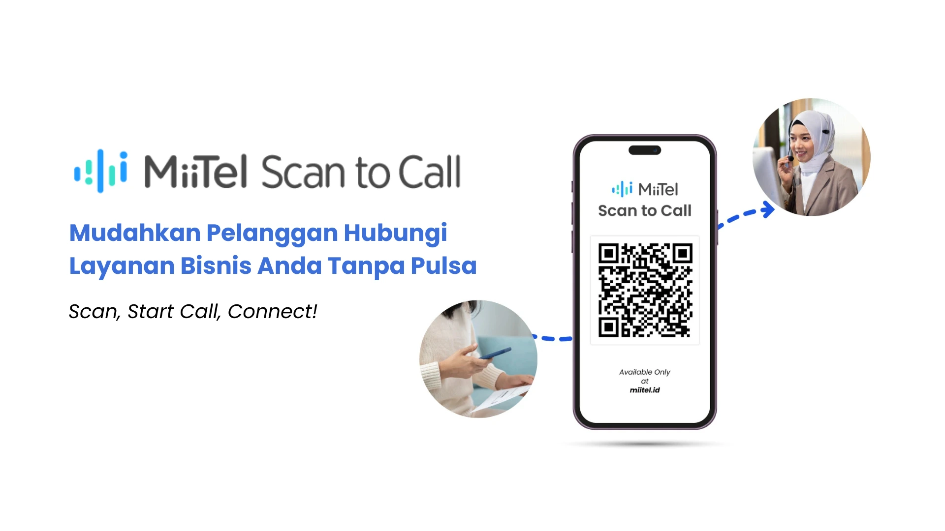 Read more about the article MiiTel Scan to Call:  Solusi VoIP untuk Layanan Pelanggan Bebas Pulsa