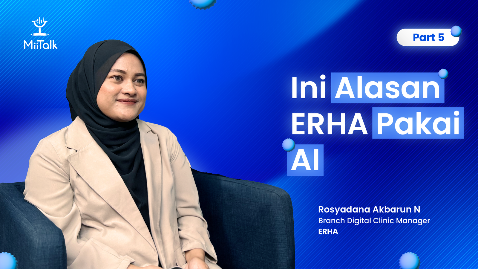 Ini Alasan Erha Pakai AI